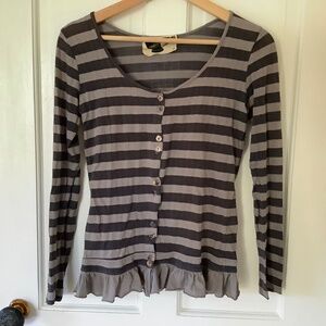 Anthropologie Tee Party Button Down Shirt